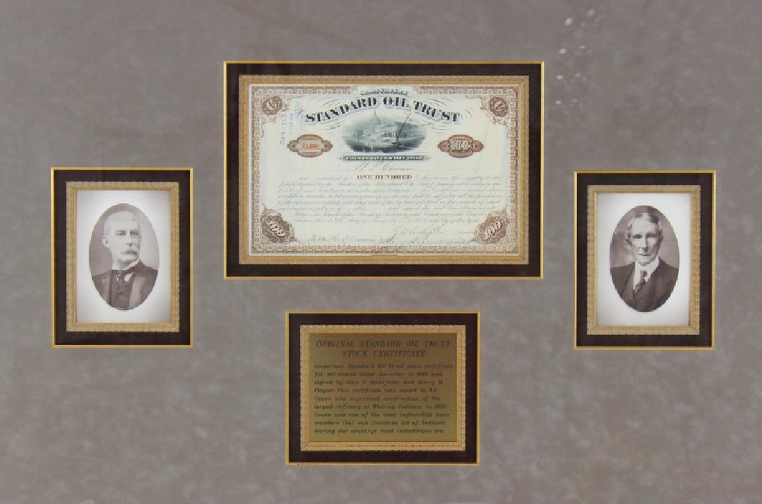 Oil Trust Certificate,Signed Rockefeller Dated1885 (1 of 6)