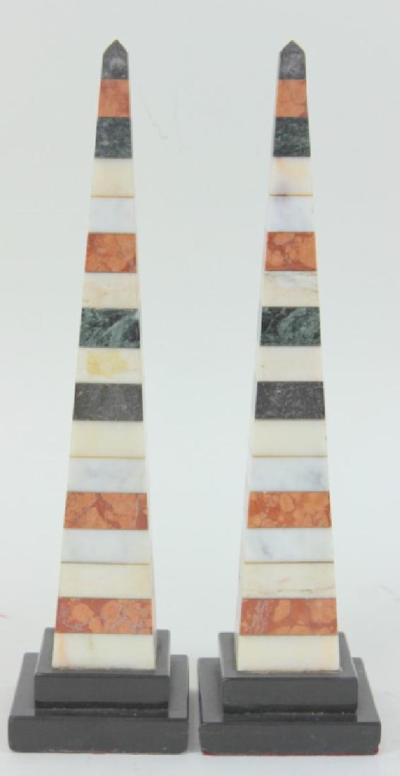 Pair of Obelisk Marble Pillars (1 of 2)