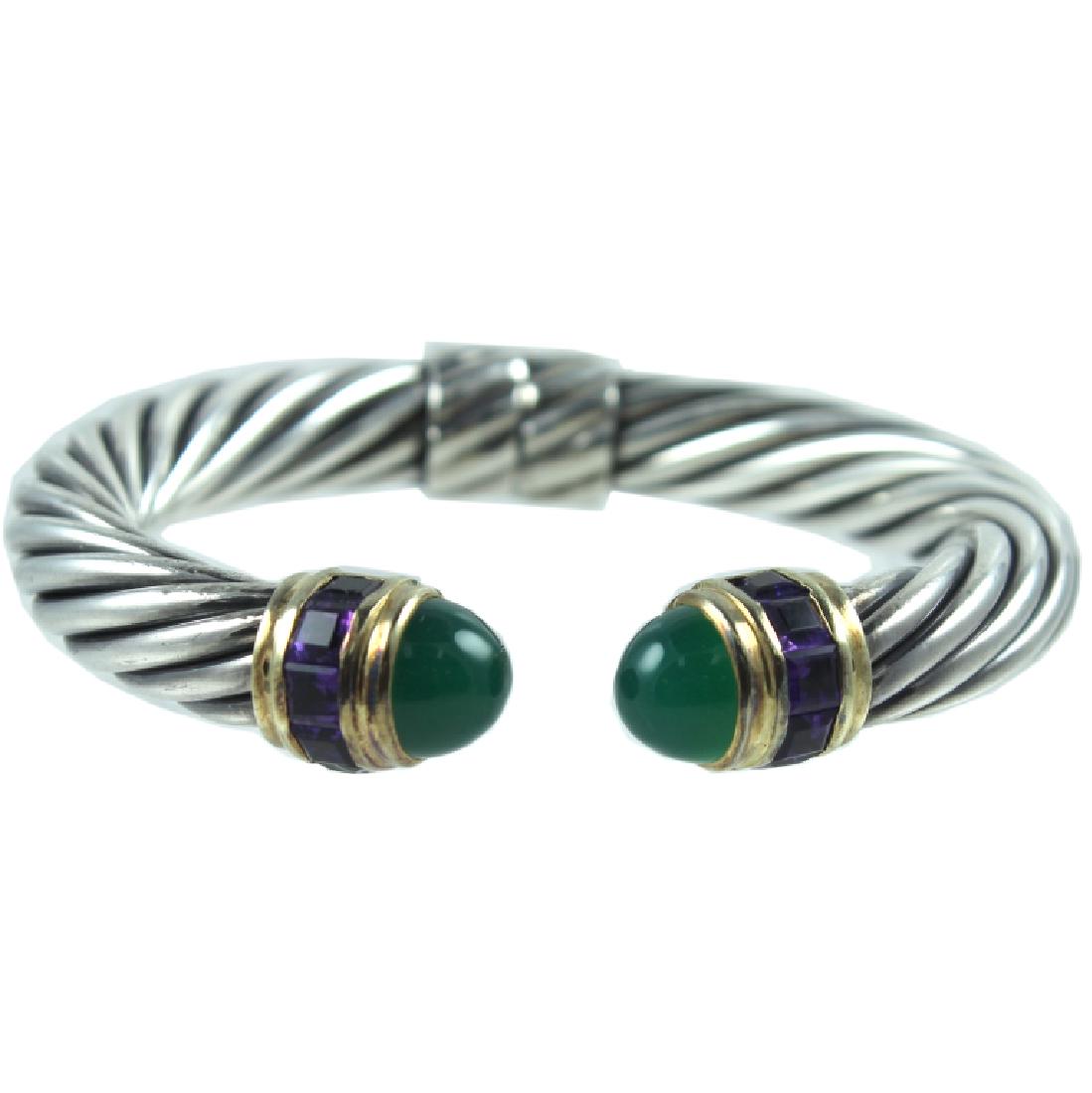 David Yurman Hinged Cuff Bracelet. (1 of 1)
