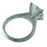 GIA Certified, 18K 5.07 ct Diamond engagement Ring - 4