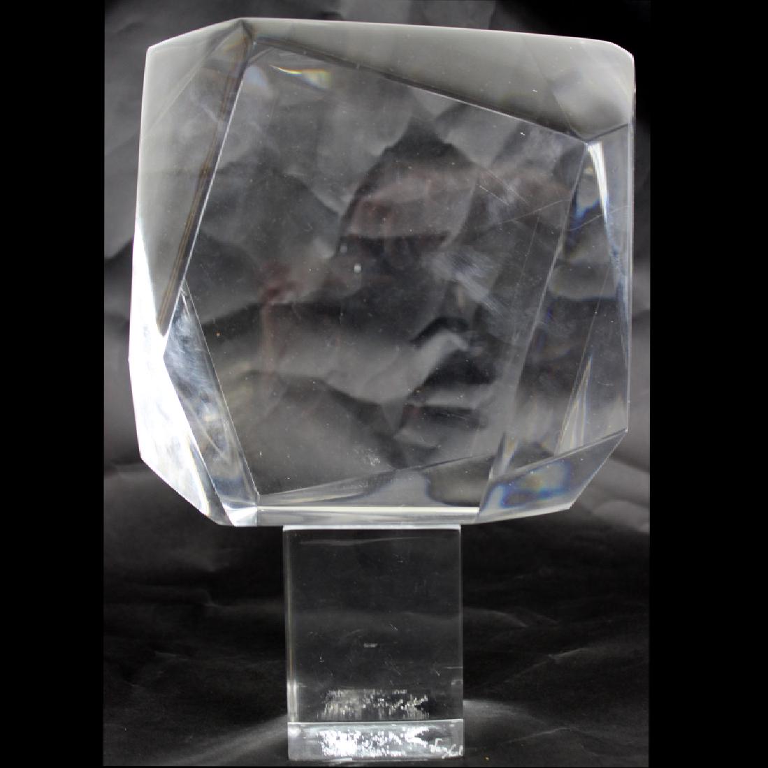 Hivo Van Teal. Modern Lucite Sculpture (1 of 2)