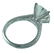 GIA Certified, 18K 5.07 ct Diamond engagement Ring - 3