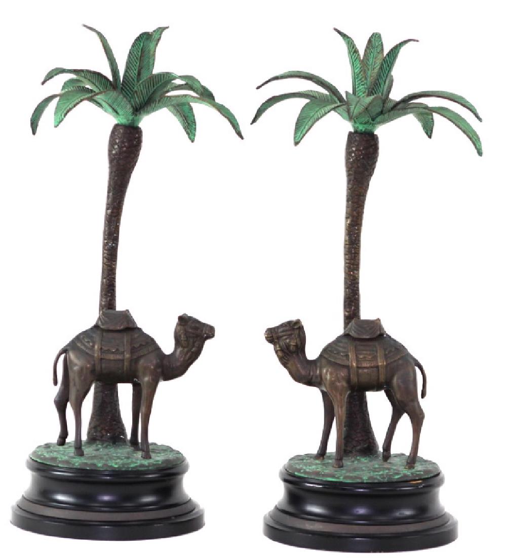 20th Century Camel Palm Tree Sculptures (1 of 4)