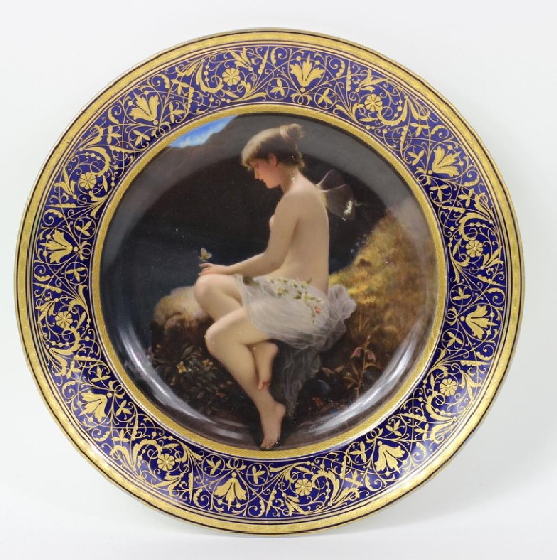Wilhelm Kray (1828-1889) Royal Vienna Plate (1 of 3)