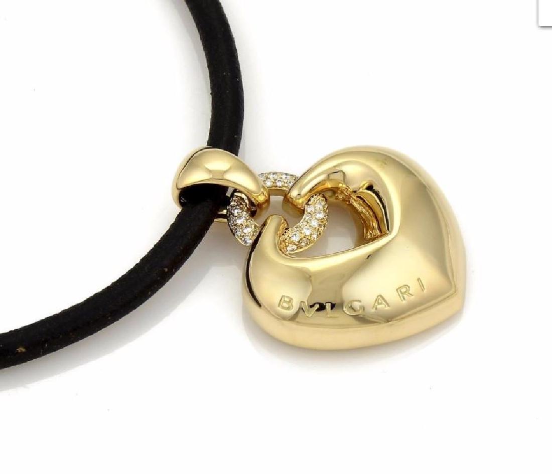 Bvlgari кулон сердце