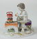 Meissen German H/P Porcelain Seated Putti Figurine - 2