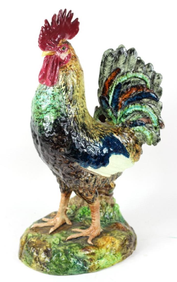 Delphin Massier Vallauris French Majolica Rooster (1 of 5)
