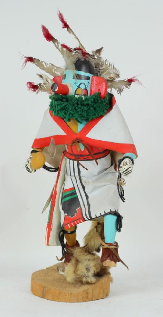 20th C. H/P Carved Wooden Hopi Rugan Kachina Doll (1 of 4)