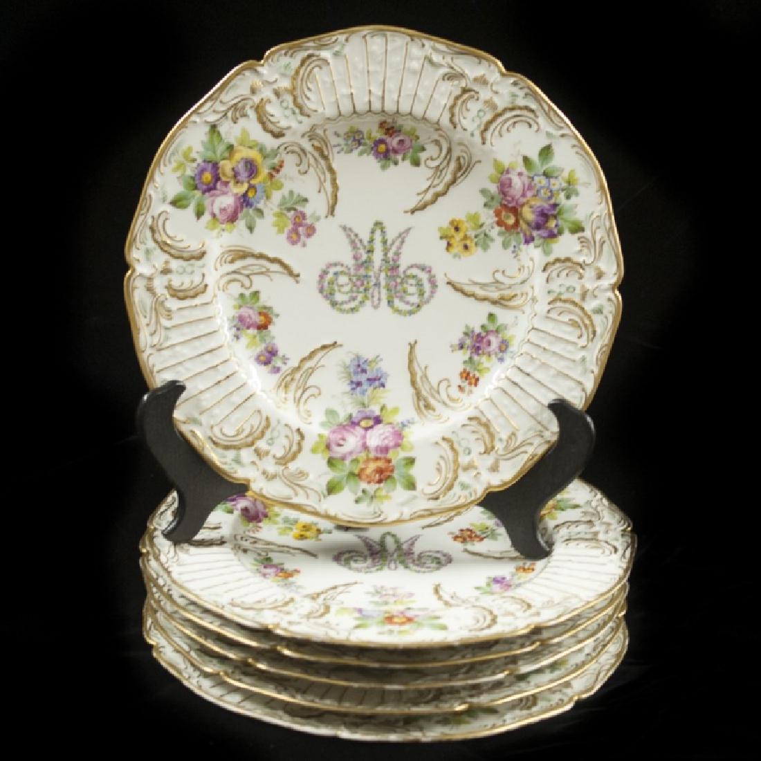 Rue Thiroux Marie Antoinette Porcelain Plates (1 of 2)