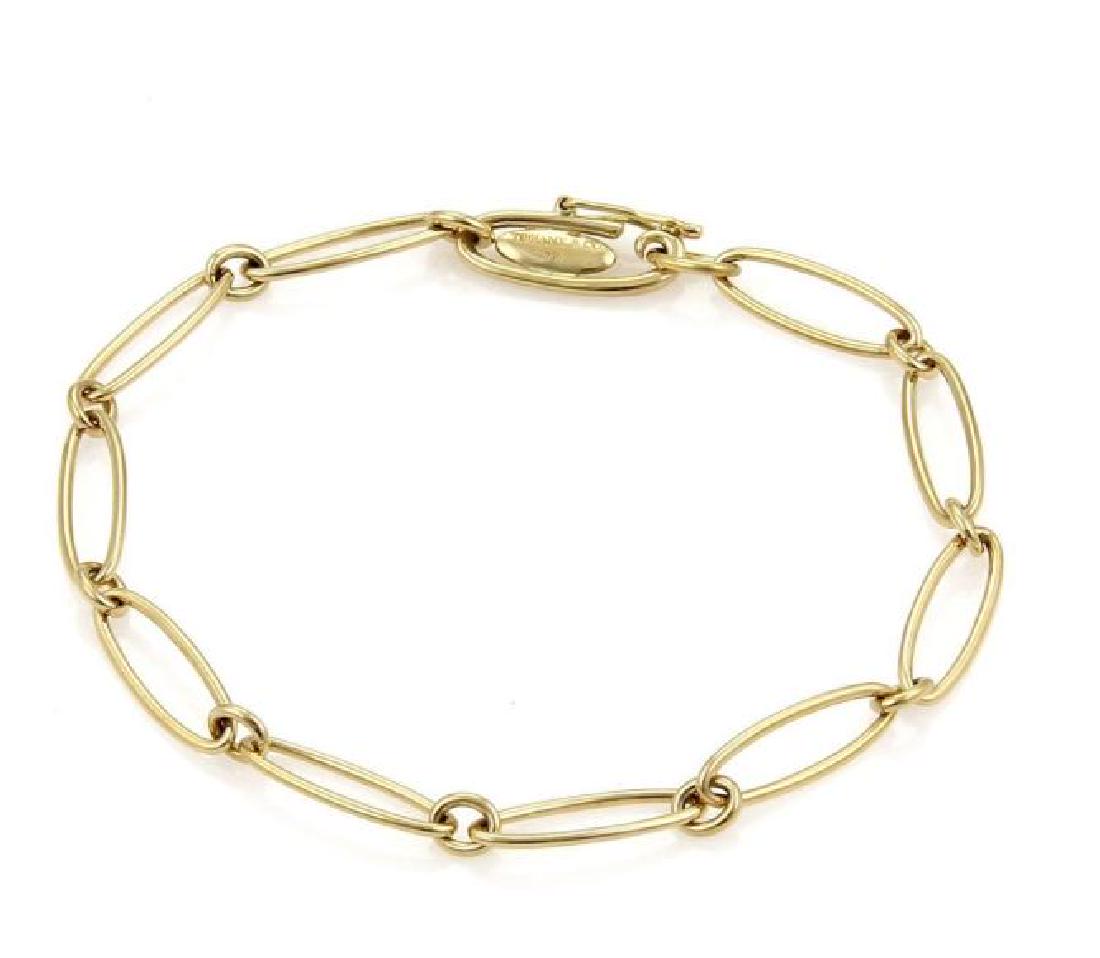 Tiffany & Co. Peretti 18k Gold Chain Link Bracelet (1 of 4)