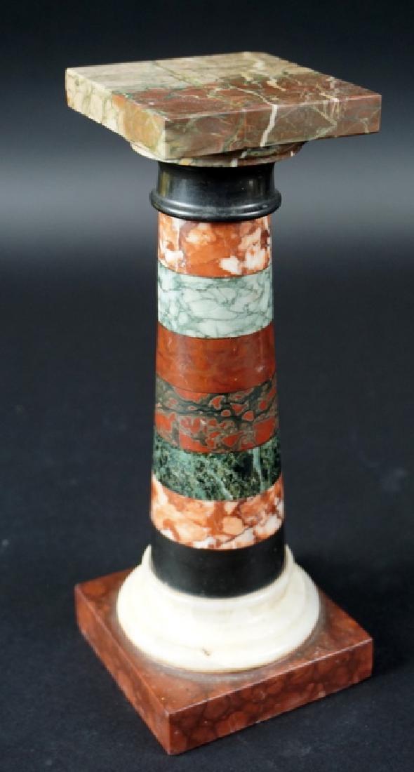 20th Century Miniature Marble Pedestal Plinth (1 of 3)