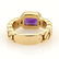 Chanel Emerald Cut Amethyst 18k Gold Ring - 4