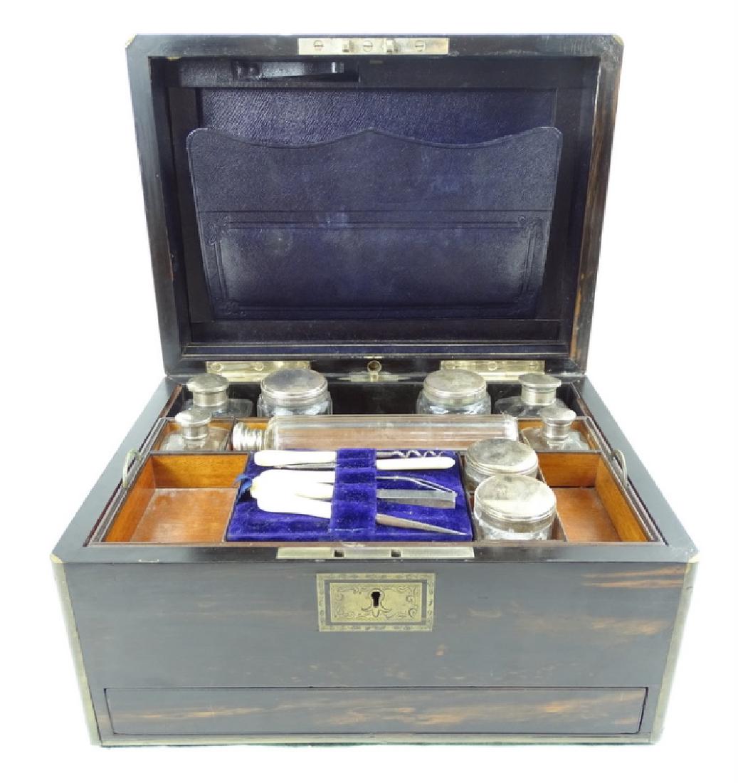 Antique Victorian Wooden Travel Dresser Box Set (1 of 6)