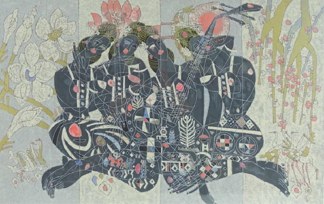 Tiefeng Jiang "Four Seasons" L/E PP Serigraph (1 of 4)