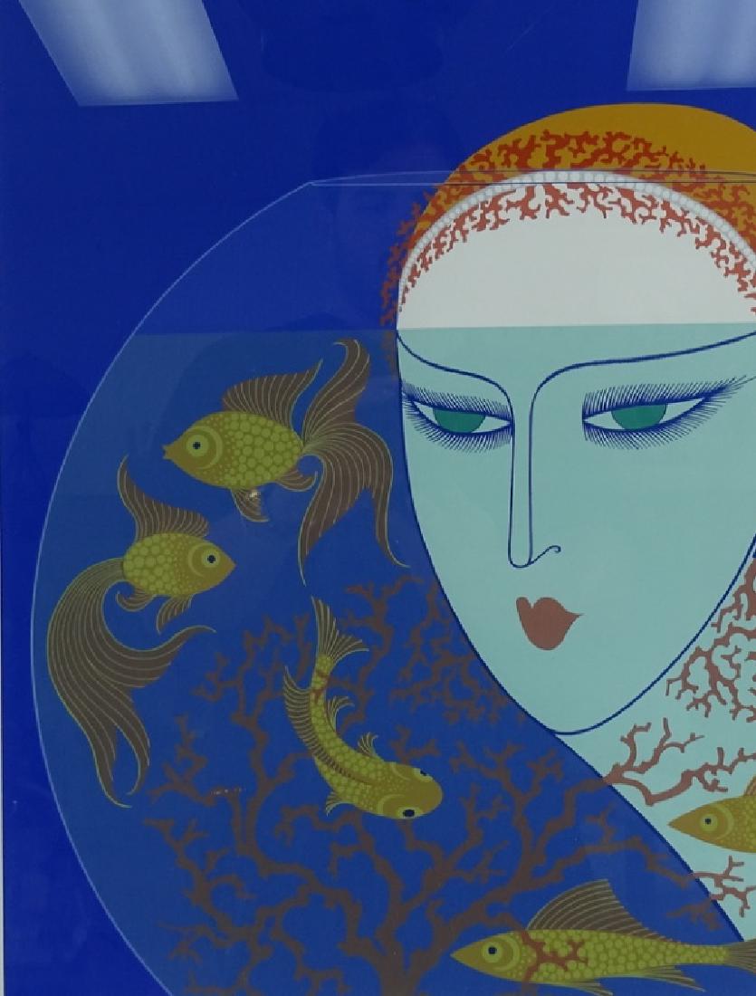 Erte "Fish Bowl" Limited Edition Signed Serigraph (1 of 5)