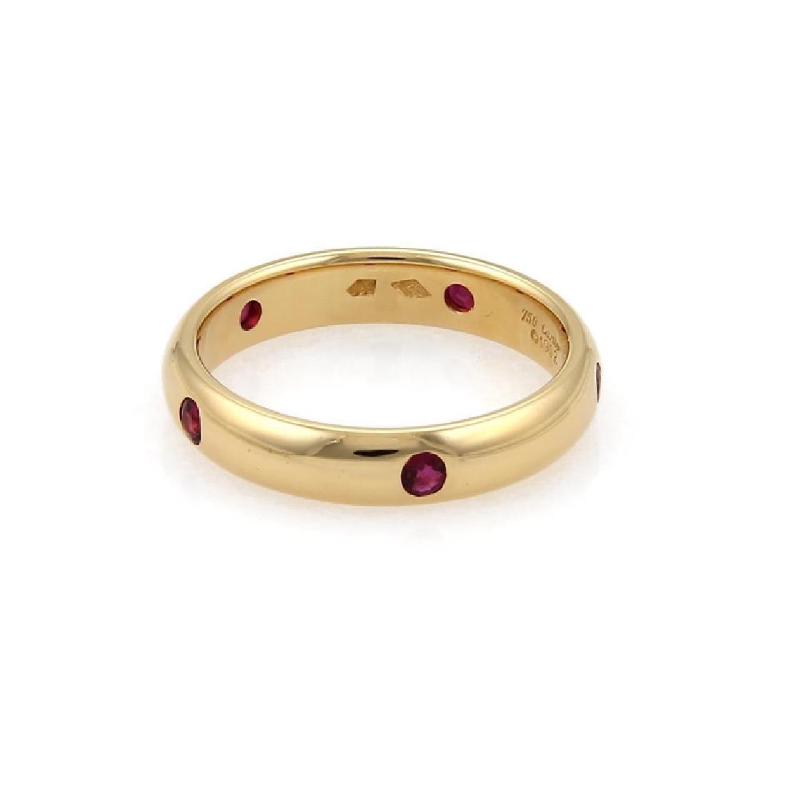 Cartier Stella Ruby 18k Yellow Gold Dome Ring (1 of 4)