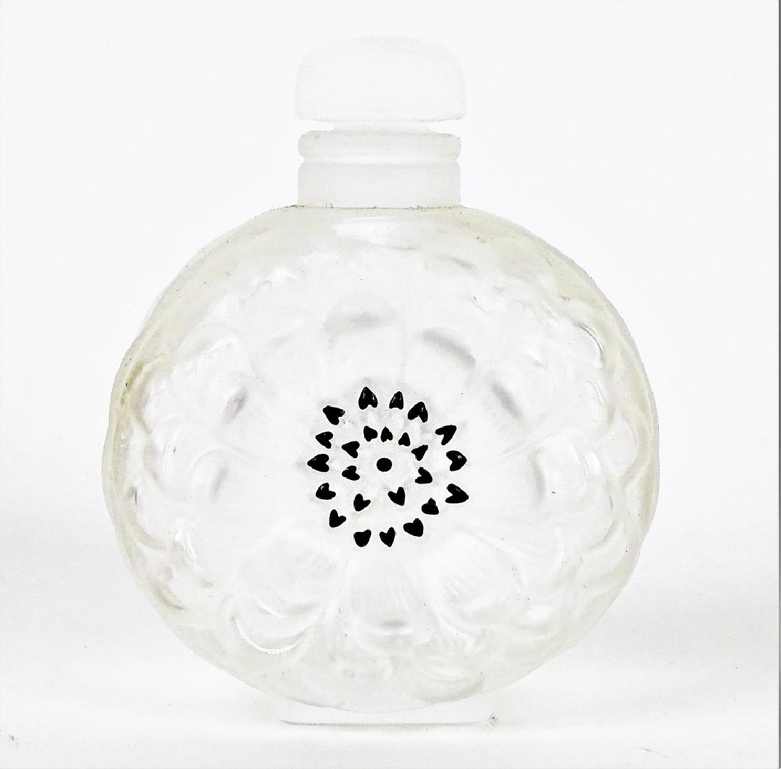 Lalique Dahlia No. 3 Enamel Crystal Perfume Bottle (1 of 6)