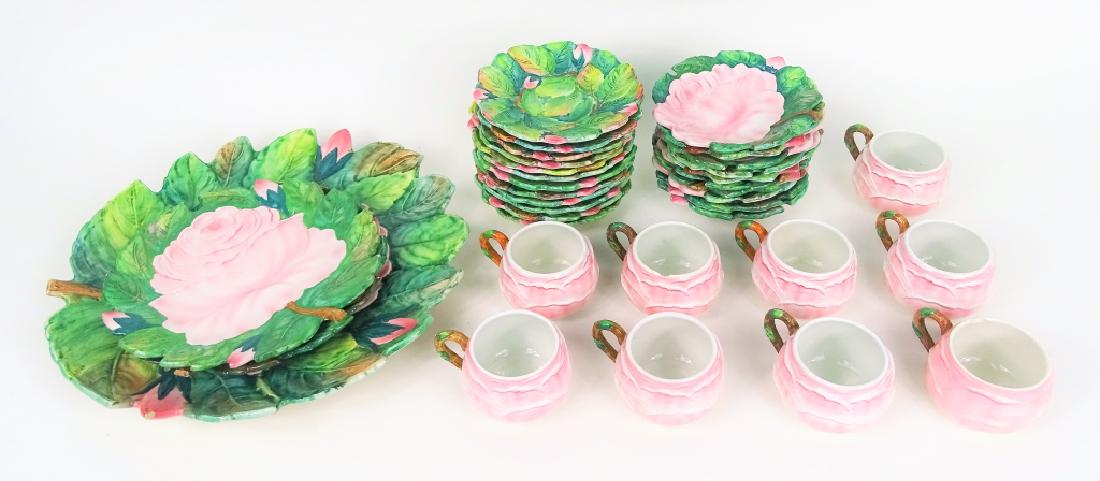 34pc Walter Hatches Italian Majolica Service Set (1 of 3)