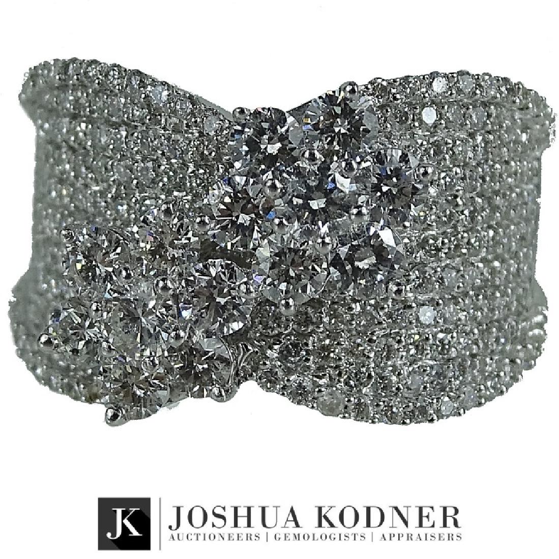 Ladies 3.00 Carat Diamond Flower Ring (1 of 3)