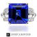 11.51 ct. TANZANITE AND DIAMOND RING