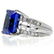 11.51 ct. TANZANITE AND DIAMOND RING - 2