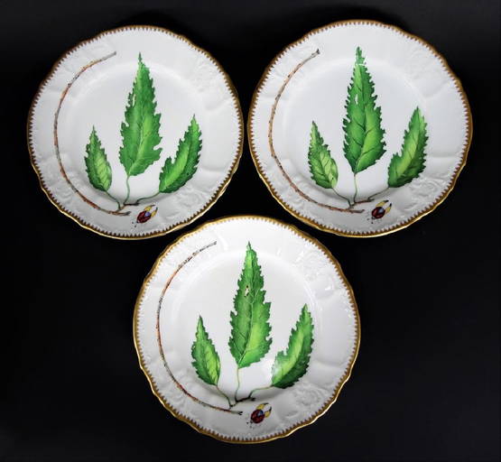 (9) Nine Anna Weatherley Green Leaf Salad Plates Dec 10, 2018