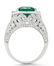 18K White Gold 4.85ct. Emerald & Diamond Ring - 2