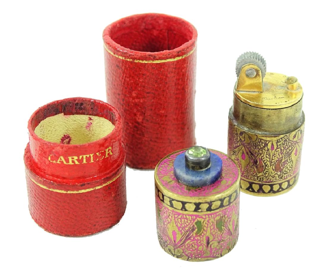 Vintage Cartier Bronze Lighter In Original Box (1 of 4)