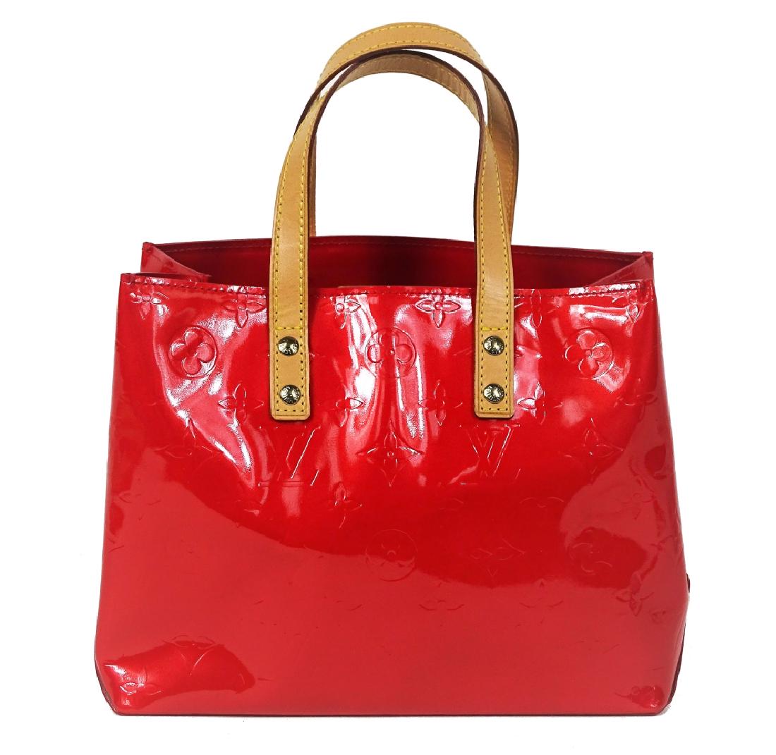 Louis Vuitton Red Vernis Leather Brentwood Tote (1 of 5)