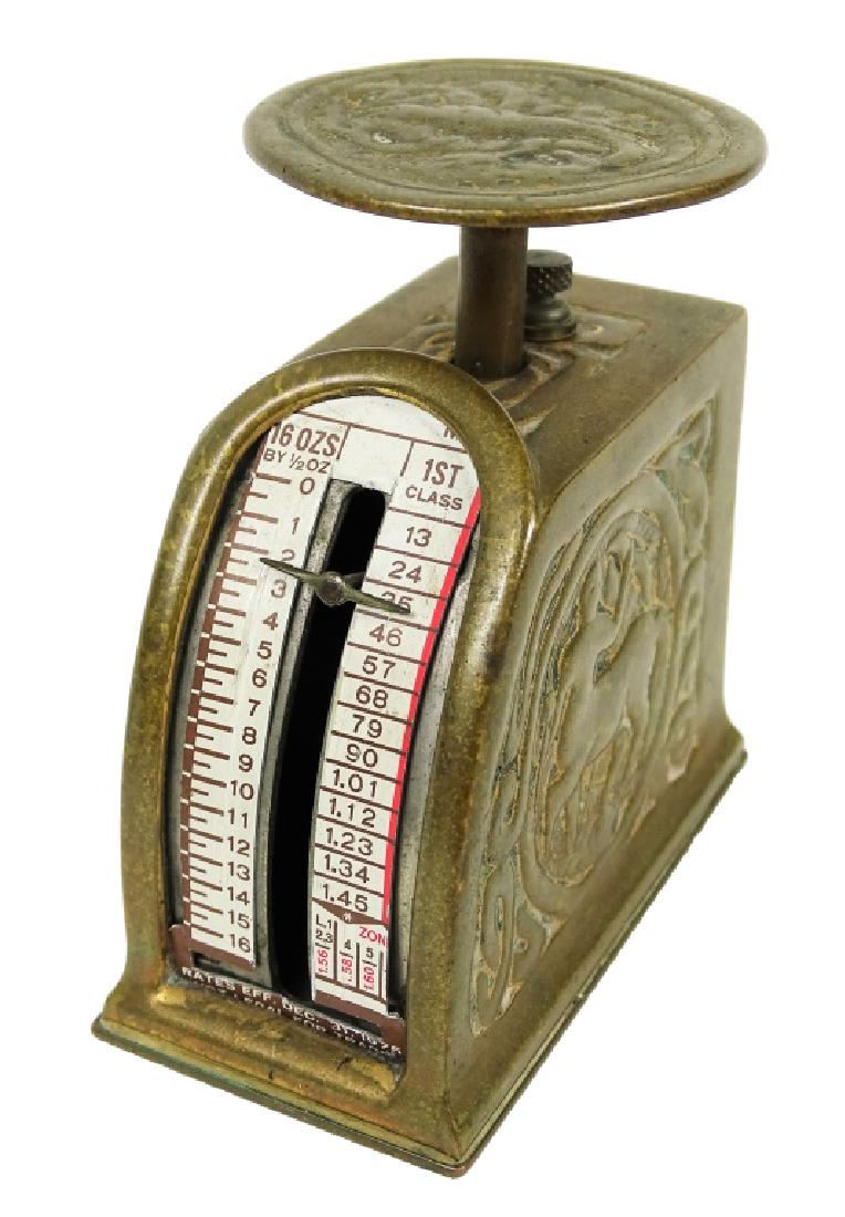 Rare Tiffany Studios Zodiac Bronze Postal Scale (1 of 3)