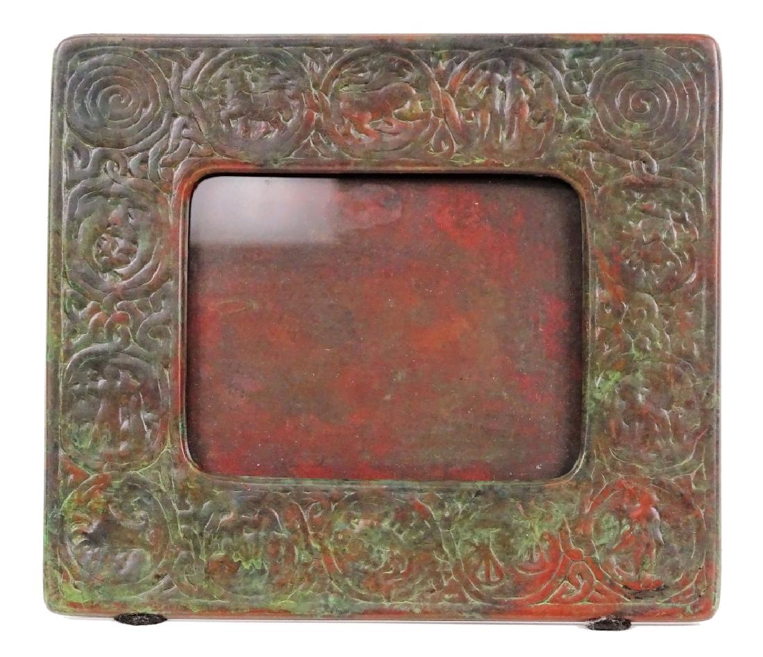 Tiffany Studios Zodiac Bronze Picture Frame (1 of 3)