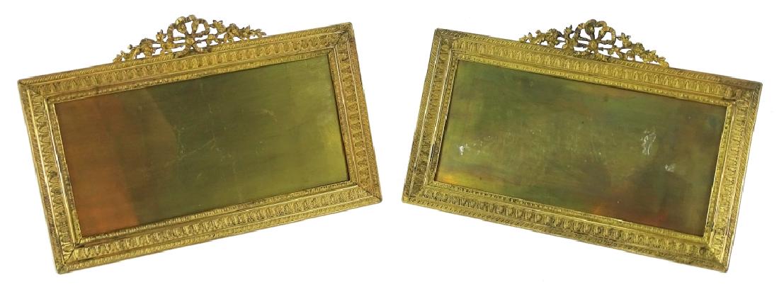 Pair of French Brass Ormolu Picture Frames (1 of 1)