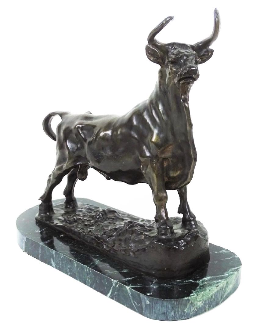 After Georges Gardet French Bronze Bull Sculpture (1 of 4)