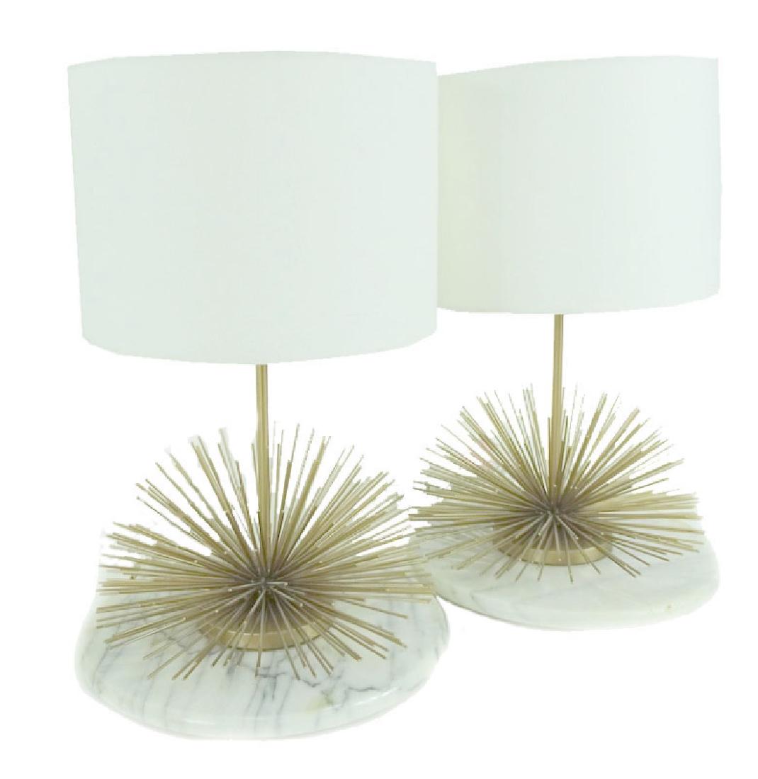 Mid Century Modern French Brass Sputnik Lamps (1 of 1)