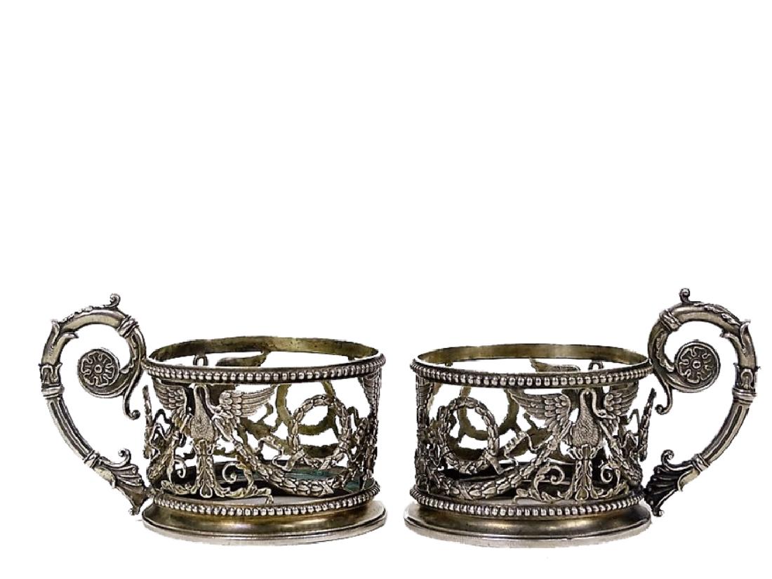 Russian Faberge Anders Nevalainen Silver Tea Glass (1 of 6)