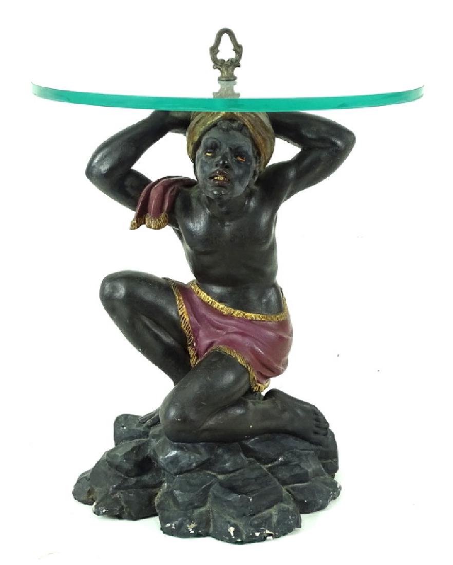 Early 20th Century Carved Polychome Blackamoor (1 of 7)