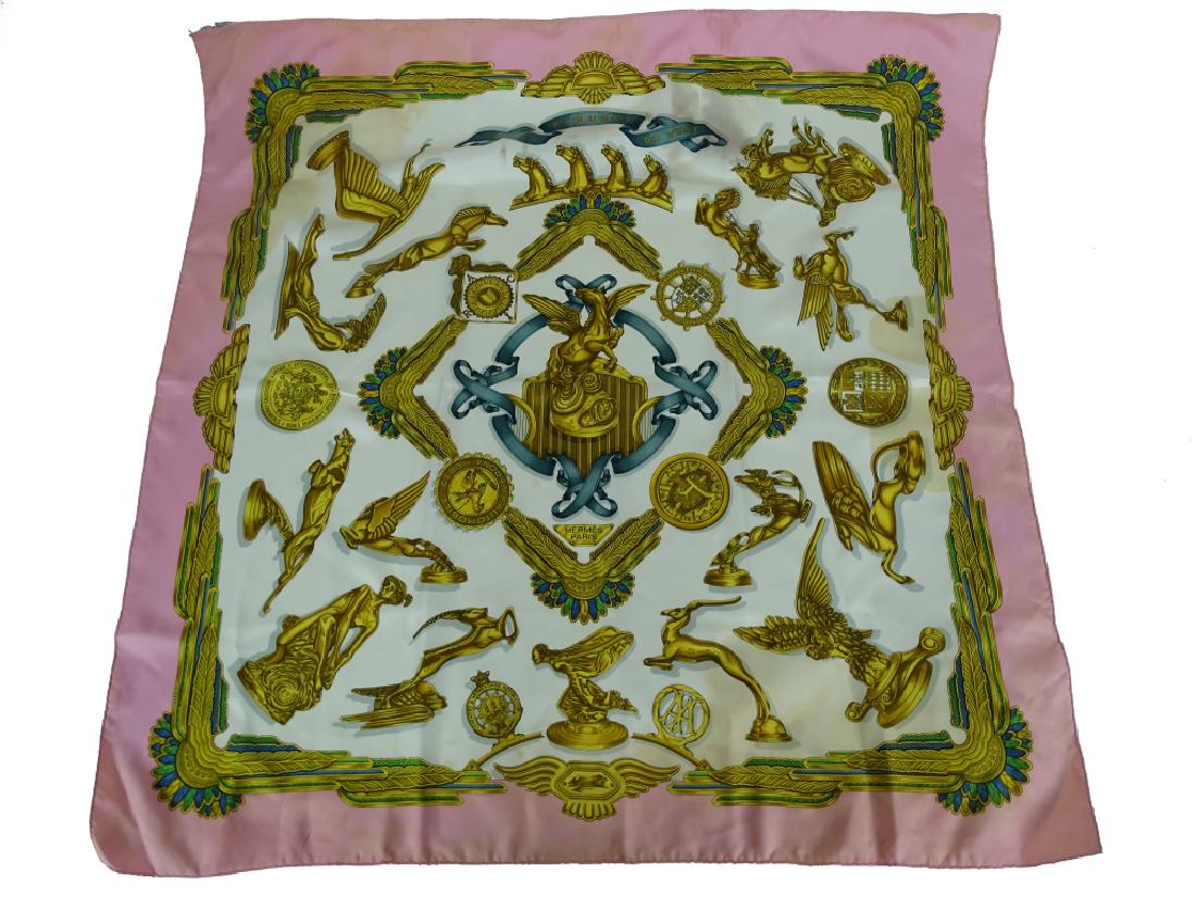 Hermes Paris "Les Parures Du Vent" Silk Scarf (1 of 5)