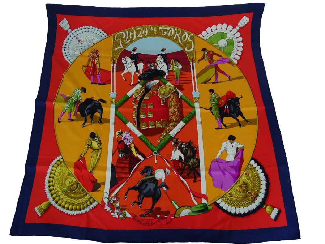 Hermes Paris "Plaza Toros" Silk Scarf (1 of 6)