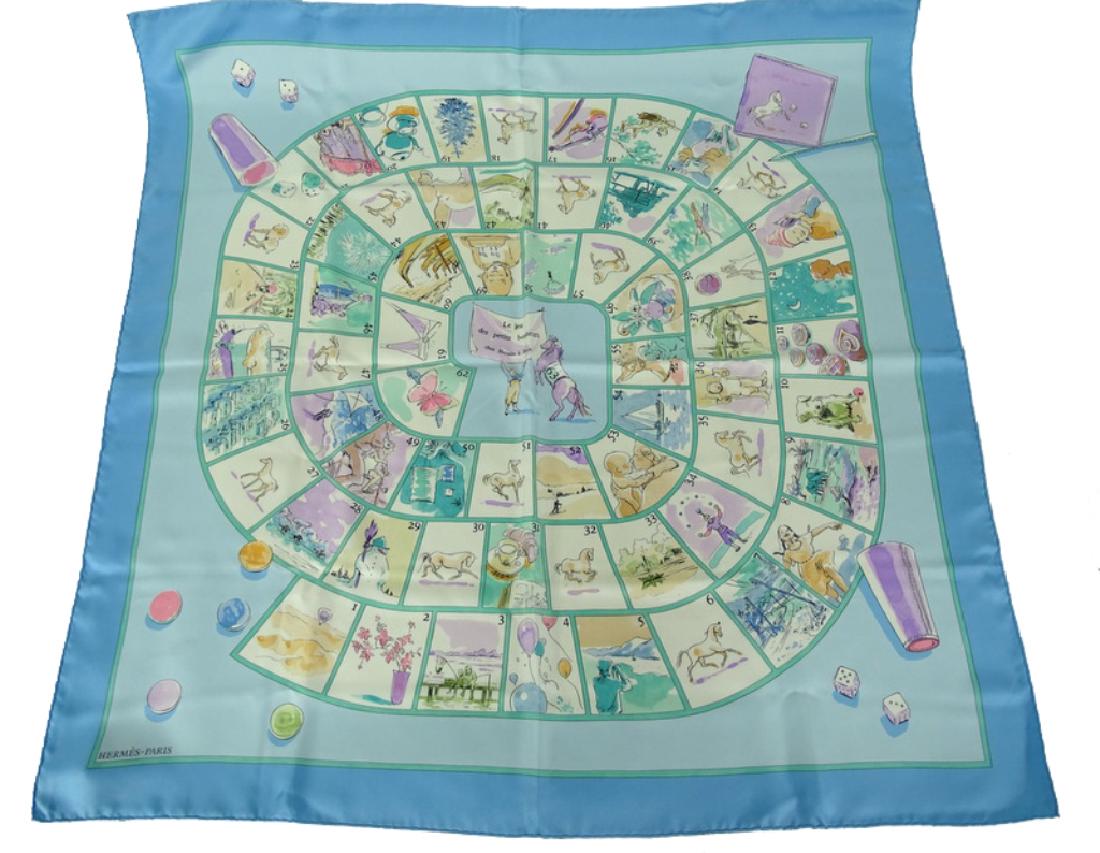 Hermes Paris "Le Jeu des Petits Bonheurs" Silk (1 of 8)