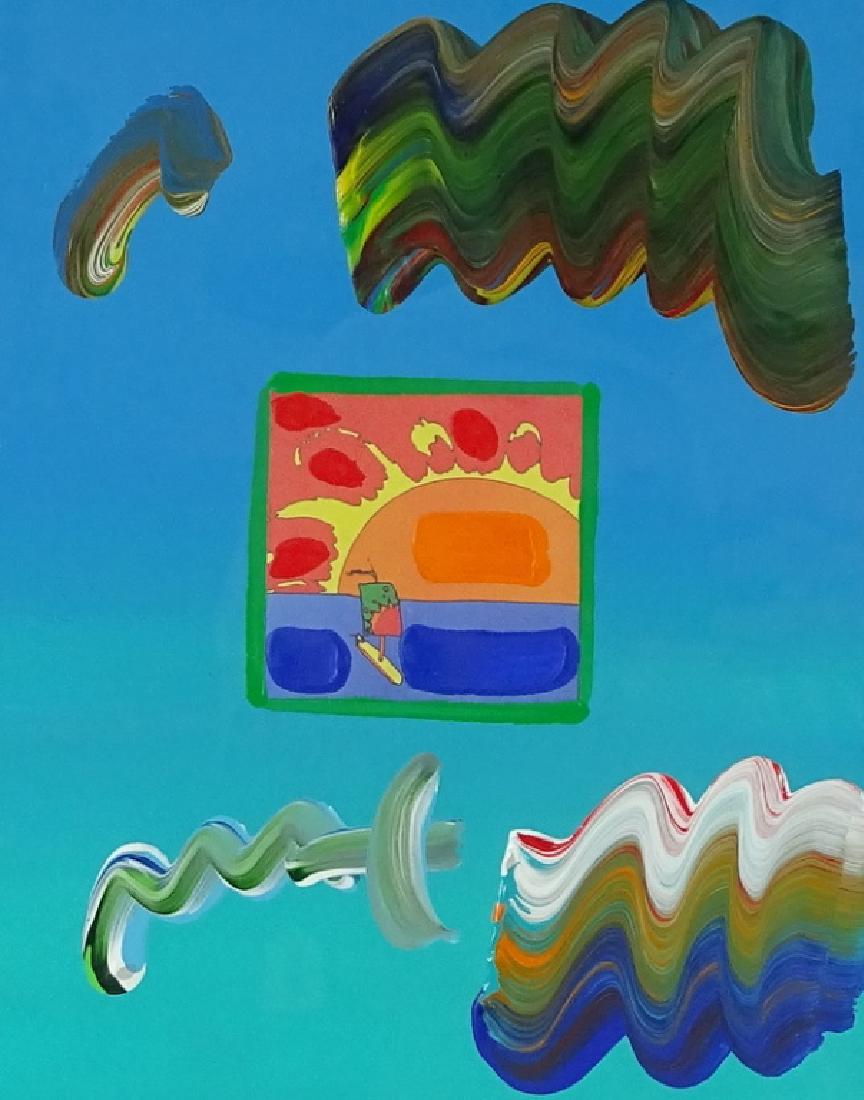 Peter Max Sunrise Mixed Media (1 of 5)