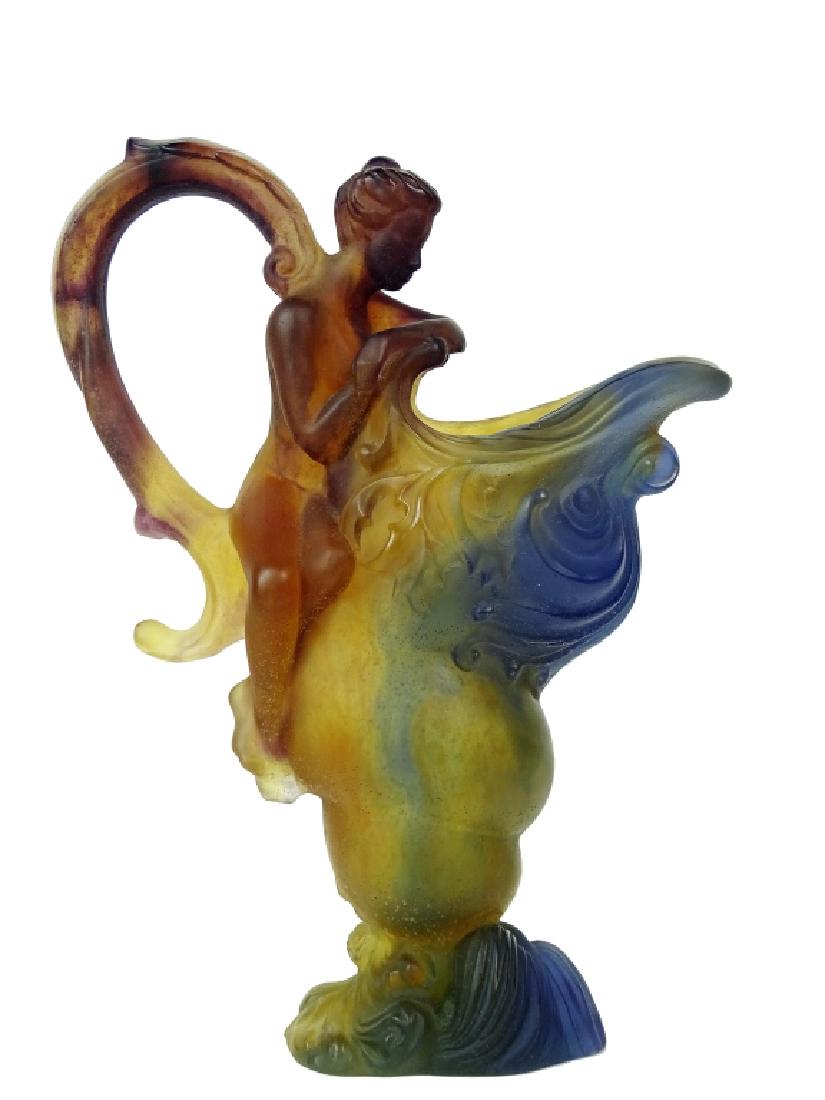 Daum France pate-de-verre art glass "Mythologi" (1 of 5)