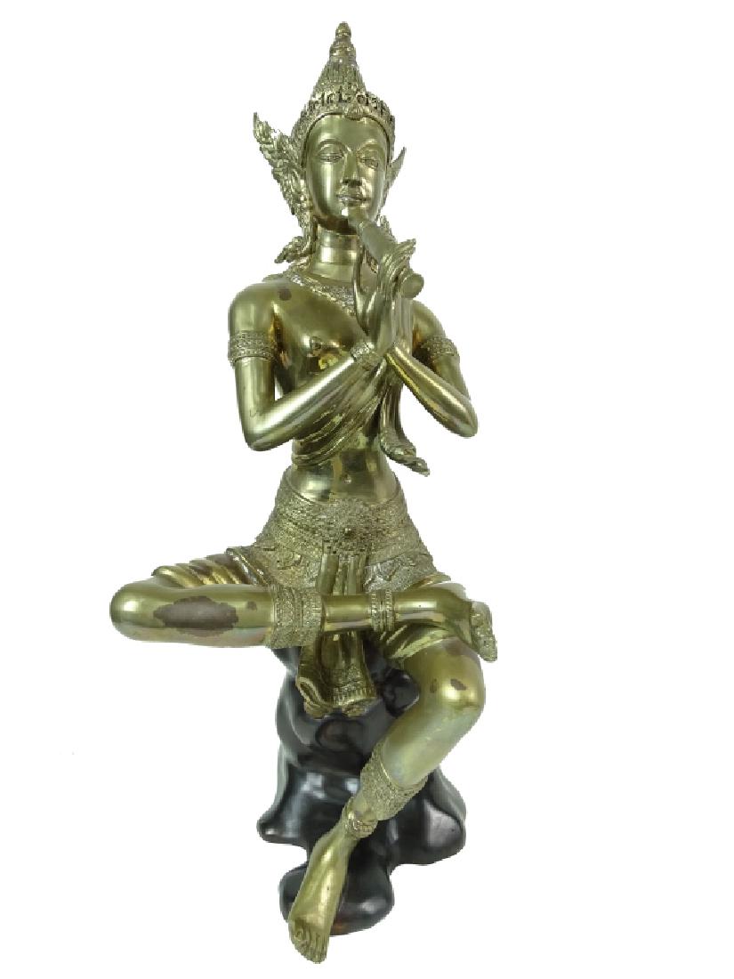 Thai Gilt Bronze Buddha Figure (1 of 2)