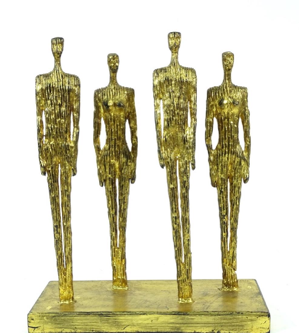 Lynn Chadwick style Mixed Metal Sculpture (1 of 5)