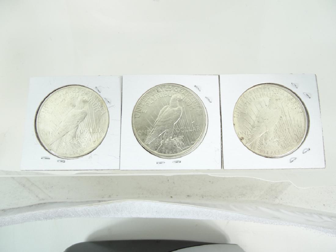 3 Blast White Peace Dollars 1922,1924 ,Very Rare 1926S (1 of 2)