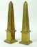 (2) Two Contemporary Brass Obelisks - 3