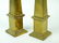 (2) Two Contemporary Brass Obelisks - 4