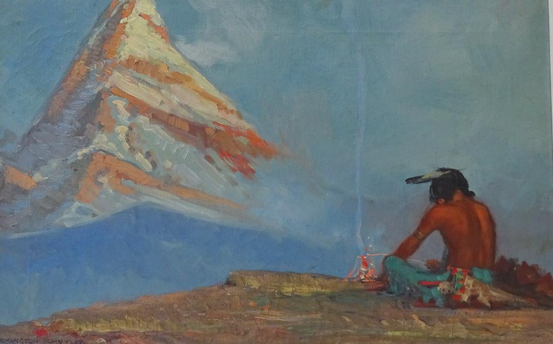 Remington Schuyler Oil Painting On Canvas (1 of 6)