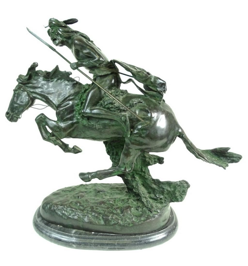 After Frederic Remington "Cheyenne" bronze (1 of 7)