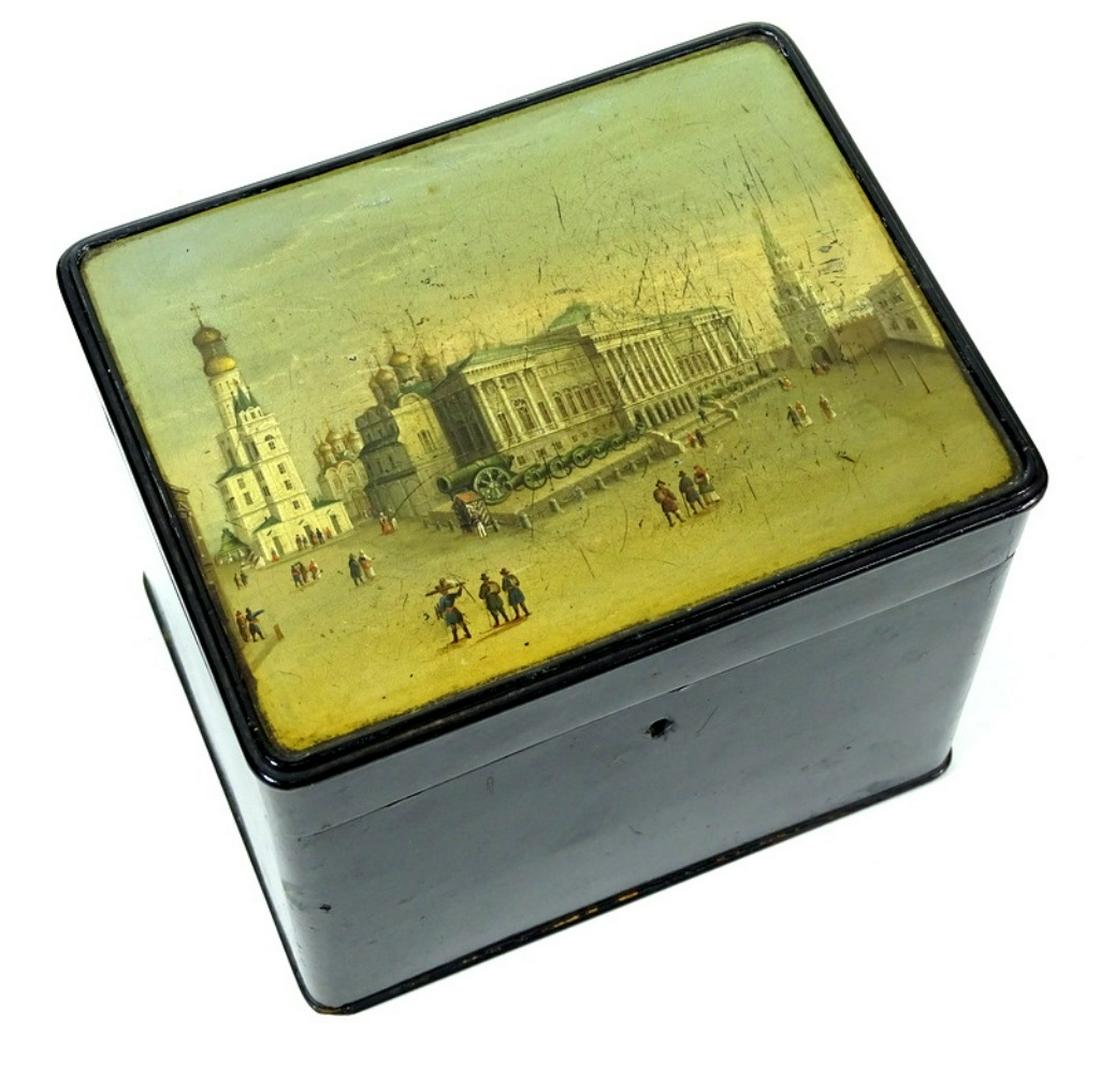A Russian Lacquer Box after Gerasimov's "View of t (1 of 8)