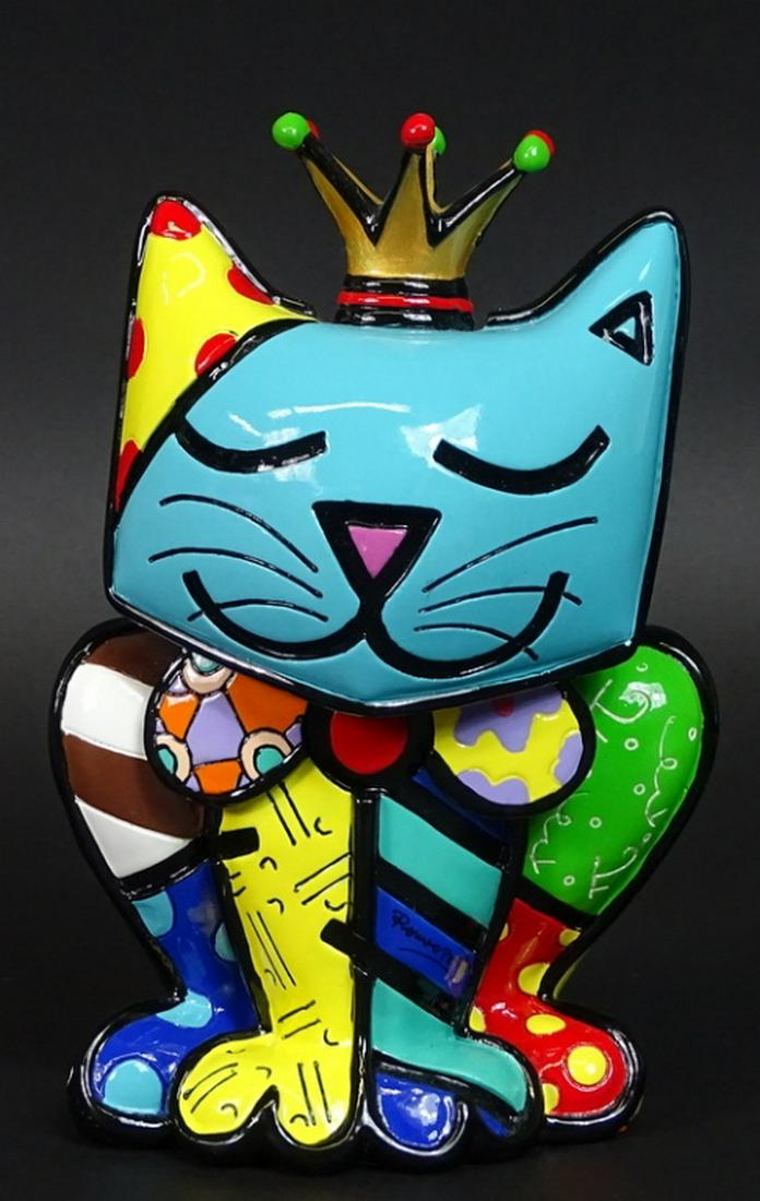 Romero Britto (American / Brazilian, b.1963) cat (1 of 3)